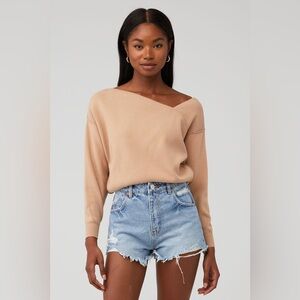 Revolve Line and Dot Favorite Off Shoulder Sweater